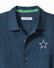 NFL Endzone Paradise Silk-Blend Camp Shirt - dallas_cowboys