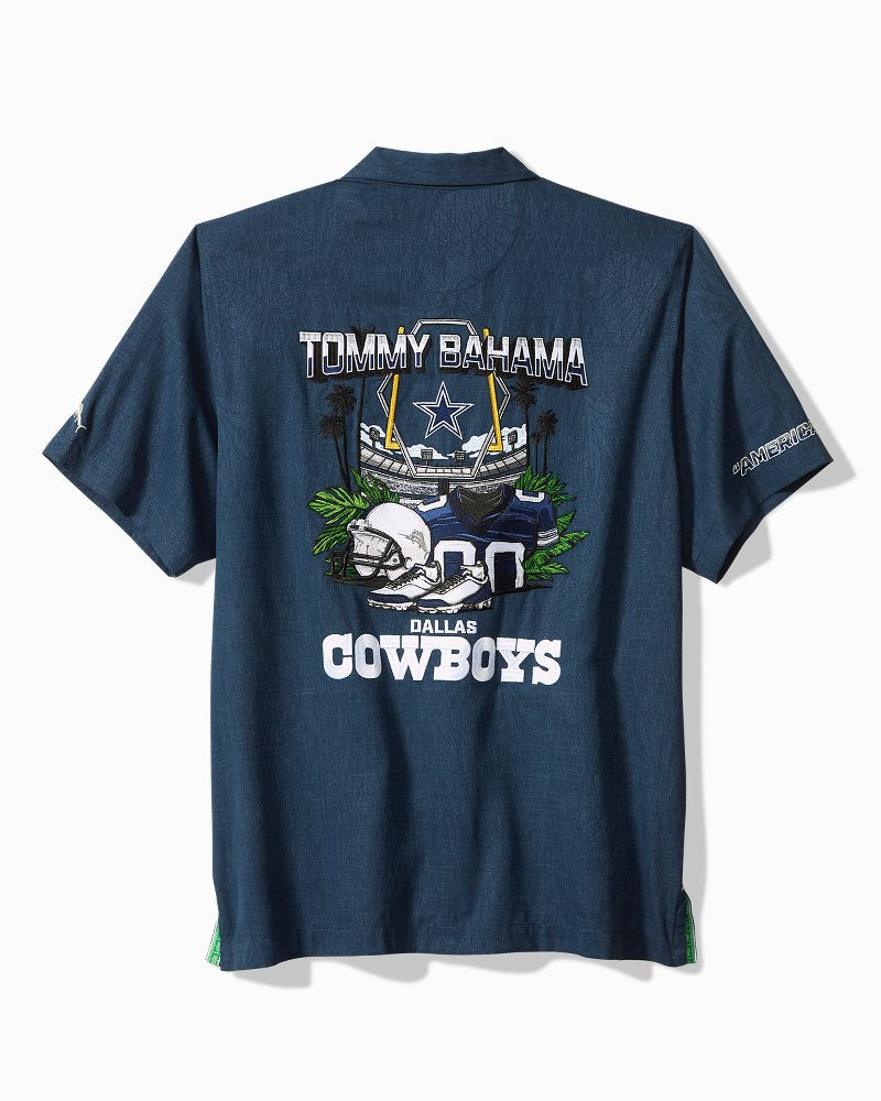 NFL Endzone Paradise Silk-Blend Camp Shirt - dallas_cowboys