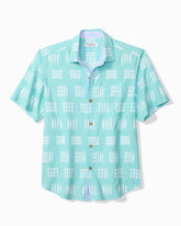 Coastal Ease Aqua Kay IslandZone Camp Shirt - Pale Turquoise