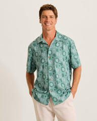 Mod Geo Silk Camp Shirt - Lapland