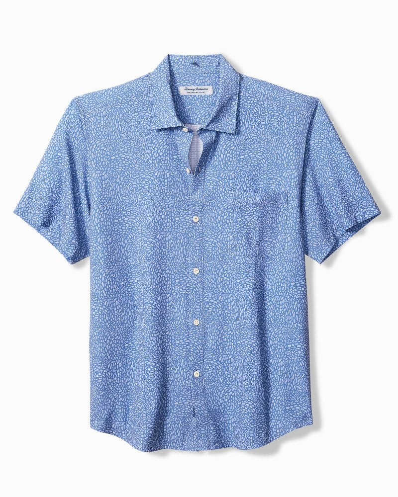 Bahama Coast Dot Drift IslandZone Shirt - Lakewater