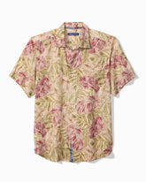 Sand Linen Villa Nueva Vines Shirt - Golden Honey