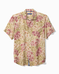 Sand Linen Villa Nueva Vines Shirt - Golden Honey
