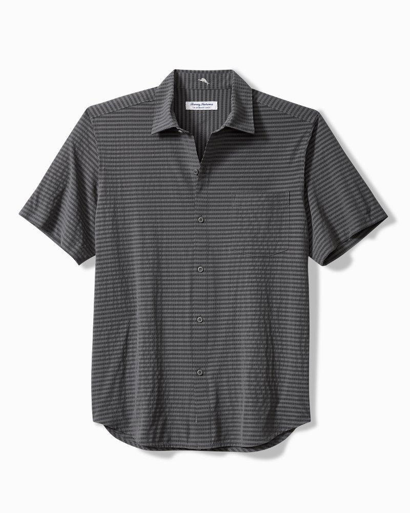 Bahama Coast Fades Away IslandZone® Short-Sleeve Shirt - Black