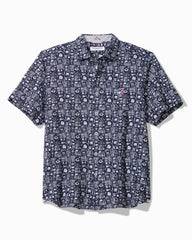 MLB Nova Wave Ballpark Batik Cotton-Blend Shirt - toronto_blue_jays