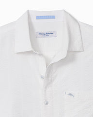 Nova Wave Cotton-Blend Long-Sleeve Shirt - White