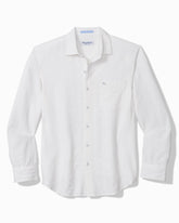 Nova Wave Cotton-Blend Long-Sleeve Shirt - White
