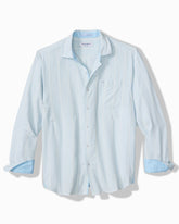 Nova Wave Cotton-Blend Long-Sleeve Shirt - Malachite Heather