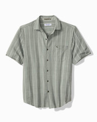 Nova Wave Cotton-Blend Short-Sleeve Shirt - Palm Moss
