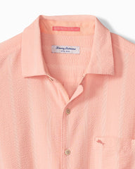 Nova Wave Cotton-Blend Short-Sleeve Shirt - Melonie