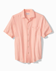 Nova Wave Cotton-Blend Short-Sleeve Shirt - Melonie
