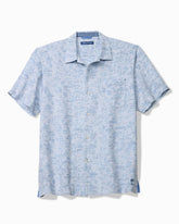 Torres Gardens Cotton-Blend Camp Shirt - Deep Space