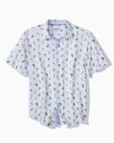 Coastal Ease Fiesta Fizz IslandZone Camp Shirt - Oceana Blue