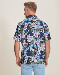 Bahama Coast Midnight Flora IslandZone Shirt - Black