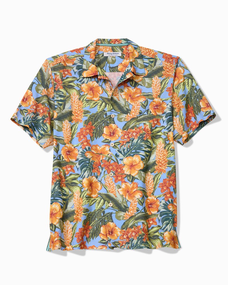 Coastal Ease Golden Gardens IslandZone Camp Shirt - Dark Spa