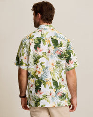 Flora Festival Linen Camp Shirt - Continental
