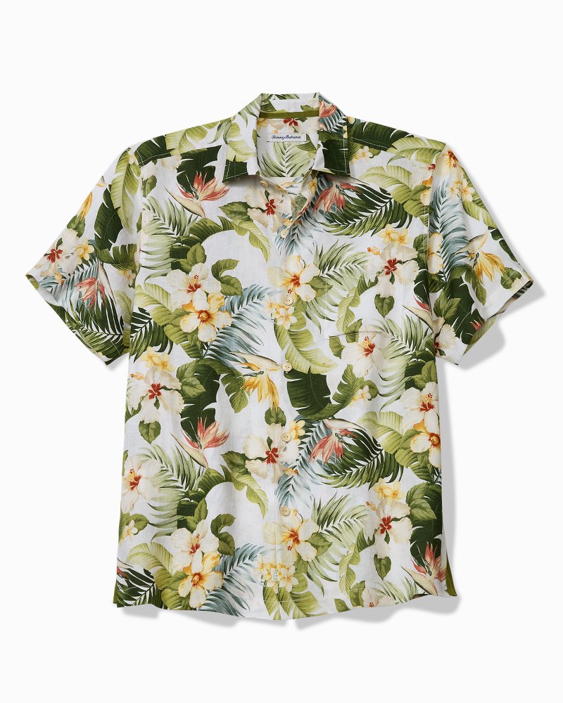 Flora Festival Linen Camp Shirt - Continental