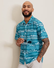 Bahama Coast Lei O'Waves IslandZone Shirt - Sea Jade