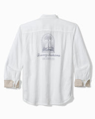 Miramonte Destination Breezer Linen Long-Sleeve Shirt - Mirawhite