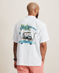 Coastal Ease Designated Driver IslandZone Camp Shirt - White