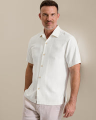 Kona Luxe Border Silk Camp Shirt - Continental