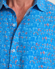 Bahama Coast Martini Time IslandZone Shirt - Campanula