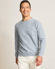 Salerno Point Crew Sweater - Denimblau Heather