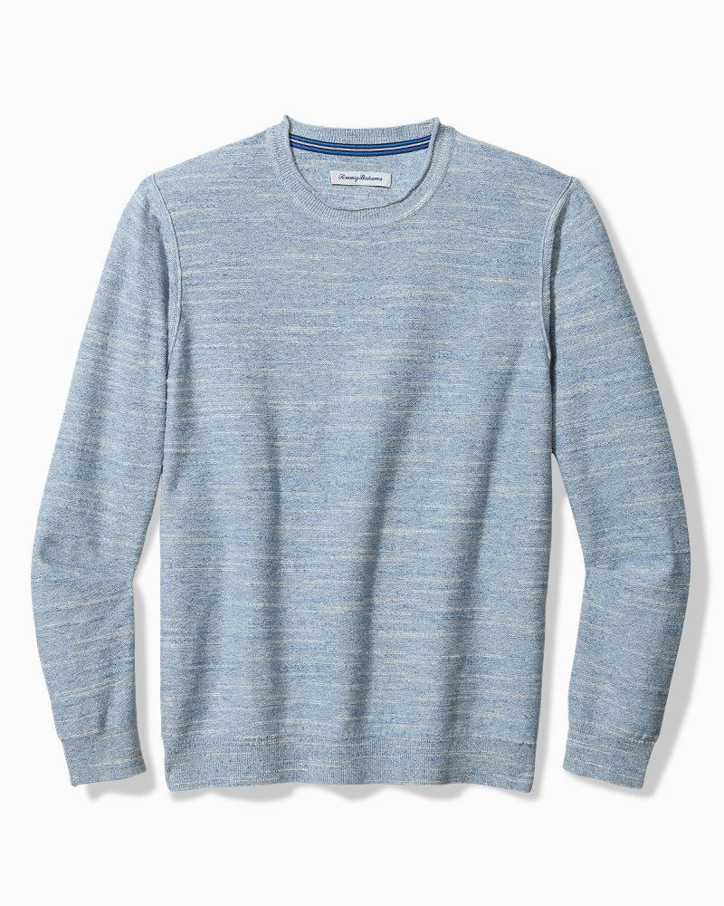 Salerno Point Crew Sweater - Denimblau Heather