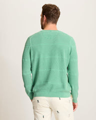 Saltwater Textured Abaco Sweater - Azure Water