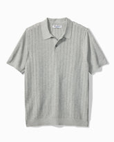 Coolside Sun Bliss IslandZone Polo - Light Grey Heather