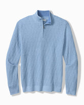 Coolside Madeira IslandZone Half-Zip - Chambray Blue Heather