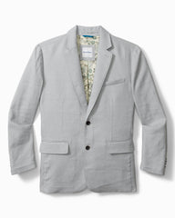 Latigo Beach Linen-Blend Blazer - Bala Shark