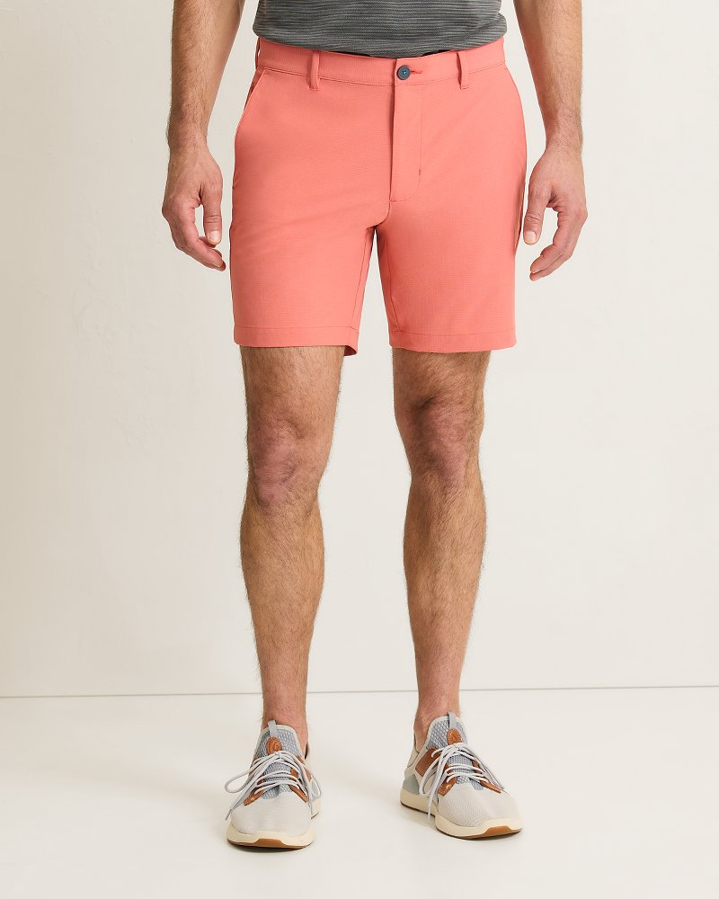 Chip Shot IslandZone 7-Inch Shorts - Red Sunset