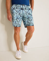 Boracay Fiesta Fronds 9-Inch Shorts - Maritime
