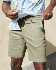 Boracay Island Chino 9-Inch Shorts - Soapstone