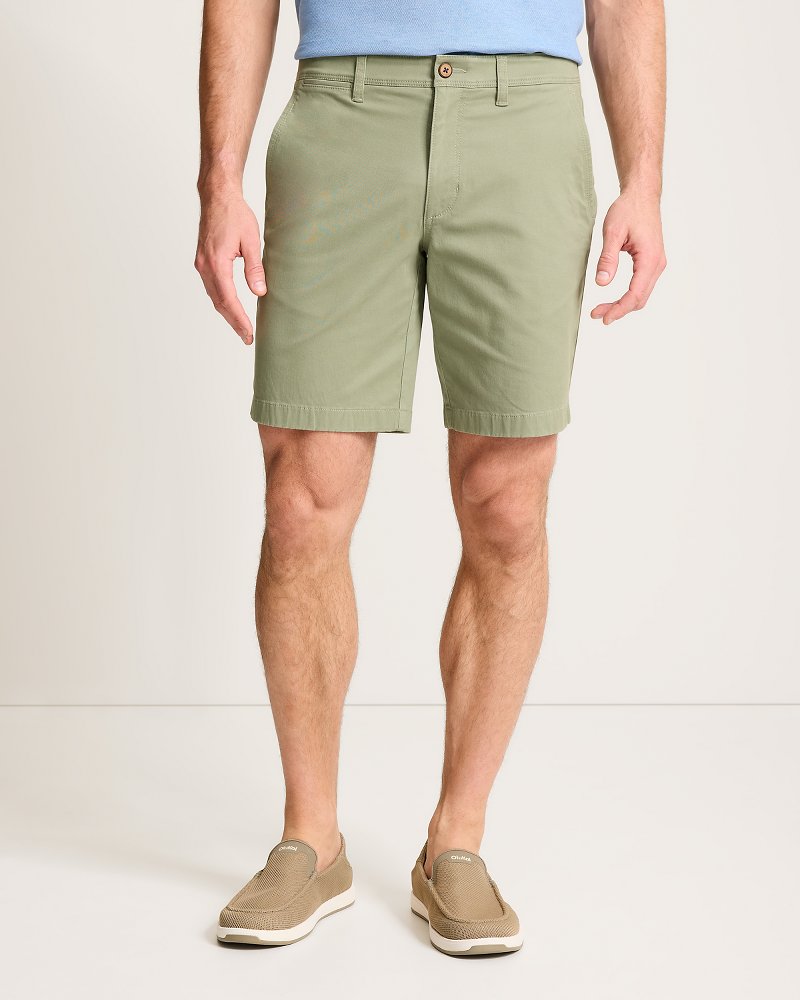 Boracay Island Chino 9-Inch Shorts - Soapstone