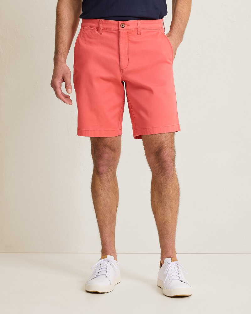 Boracay Island Chino 9-Inch Shorts - Red Ginger