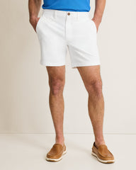 Boracay Island Chino 7-Inch Shorts - White