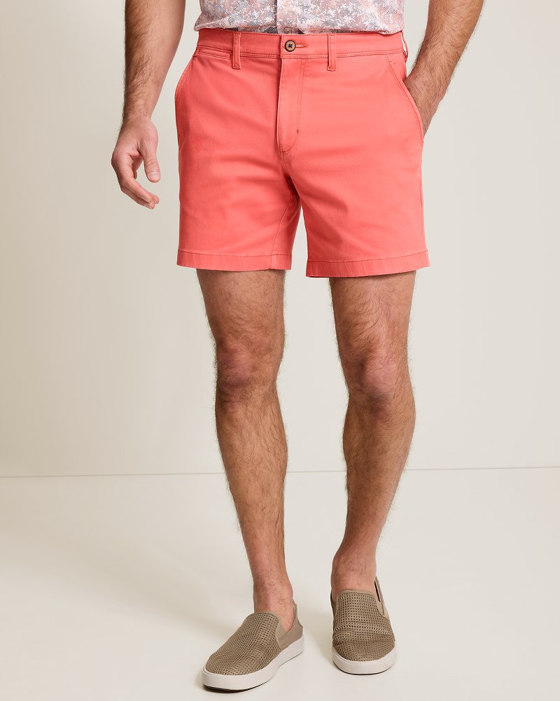Boracay Island Chino 7-Inch Shorts - Red Ginger