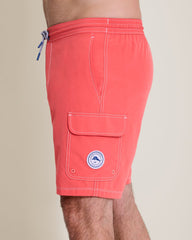 Baja Bay 8-Inch Boardshorts - Light Pomodoro