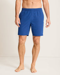 Huntington Bay E-Waist Hybrid 8-Inch Shorts - Dark Cobalt