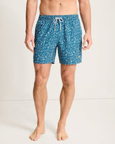 Naples Night Schooled 6-Inch Swim Trunks - Kingfish