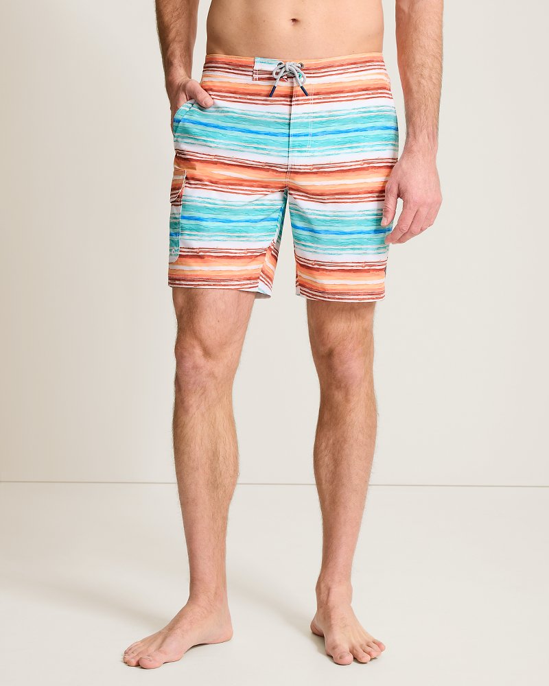Baja Sarape Stripe 8-Inch Boardshorts - Latigo Bay