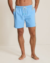 Naples Shores 6-Inch Swim Trunks - Big Sky Blue