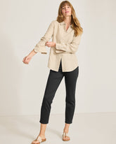 Boracay Beach High-Rise Ankle Jeans - Black