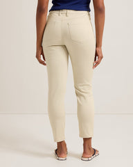 Boracay Beach High-Rise Ankle Jeans - Moonbeam