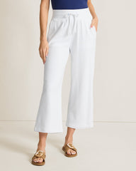Marina Del Mar Cropped Pants - White