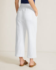 Marina Del Mar Cropped Pants - White