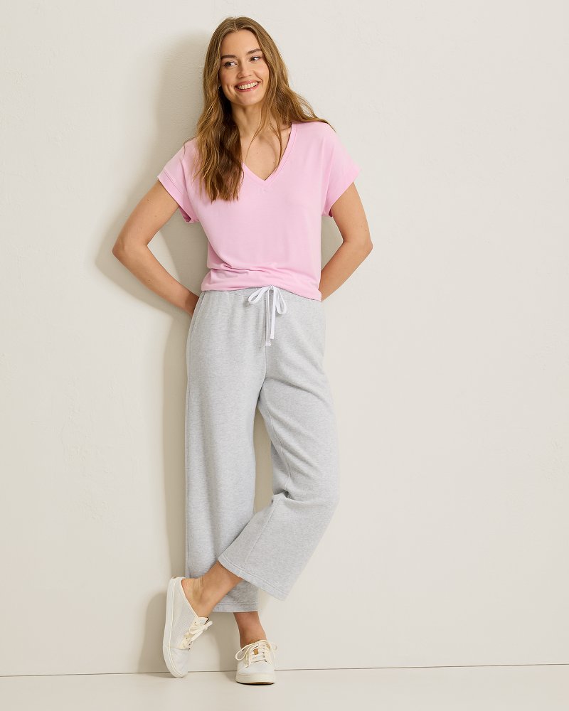 Marina Del Mar Cropped Pants - Summer Grey Hthr