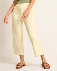 Boracay Cropped Field Pants - Bleached Sand